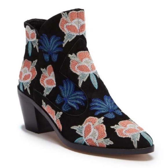 rebecca minkoff // floral embroidered booties - Picture 5 of 6